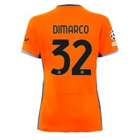 Camisa de time de futebol Inter Milan Federico Dimarco #32 Replicas 3º Equipamento Feminina 2023-24 Manga Curta